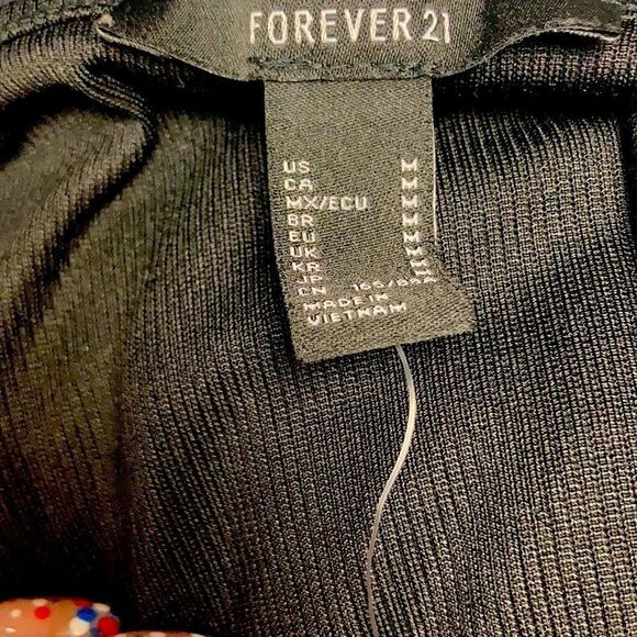 Forever 21 Black Spaghetti Strap Cut Out Body Suit - Picture 8 of 8